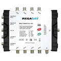 Produktbild: Megasat Multischalter 5/8 Multiswitch DiSEqC Verteiler 1 Satellit - 8 Ausgänge