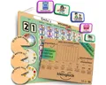 Produktbild: Kleinglück Magnettafel Wochenplaner Kinder Magnettafel Lernplaner für Kinder mit Magneten