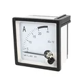Produktbild: sourcing map Quadratisch Panel Montage beweglichen Wetterfahne 0–20 A AC Analog Amperemeter 72 mm x 72 mm de