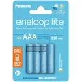 Produktbild: ENELOOP Akku NiMH, Micro, AAA, HR03, 1.2V/550mAh Lite, vorgeladen, Retail-Blister (4er-Pack)