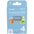 Produktbild: eneloop eneloop lite HR03 Micro (AAA)-Akku NiMH 550 mAh 1.2 V 4 St.