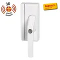 Produktbild: ABUS Fenstersicherung Fenstergriff abschließbar FO400A W Alarm weiß AL0125