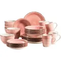 Produktbild: Mäser Kombiservice Lumaca, Koralle, Keramik, 30-teilig, 390 ml,700 ml, 60x32x32 cm, Essen & Trinken, Geschirr, Geschirr-Sets, Kombiservice