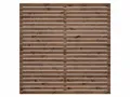 Produktbild: Rhombuszaun DIY-Bausatz Kiefer KDI braun