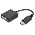 Produktbild: DIGITUS DisplayPort Adapterkabel DP-DVI (24+5)  0.15m sw.