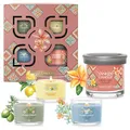 Produktbild: Yankee Candle Duftkerzen-Geschenkset | Kleine Signature-Glaskerze und gefüllte Mini-Votivkerzen | Kollektion „Hello Italy“ | Perfekte Geschenke für Frauen | 4 Stück