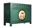 Produktbild: OPIUM OUTLET Kommode Sideboard Schrank Hochzeitsschrank Möbel (Asia Vintage-Stil, shabby-chic, Landhaus, Antik, B x T x H: 117 x 40 x 85 cm, komplett montiert), asiatisch chinesisch orientalisch fernöstlich