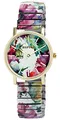 Produktbild: Raptor Colorful Edition Ausgefallene Damenuhr Bunt | Armbanduhr Damen außergewöhnlich mit Zugarmband | Besondere Damenarmbanduhr – Modische Uhr Frauen Senioren (rosa/weiß)