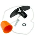 Produktbild: ASSA ABLOY Griff Garagentor Innengriff – für 9 mm Vierkant – mit Seil & Bommel (1-St), inkl. M6 Schraube