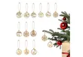 Produktbild: UNUS HOME Weihnachtsbaumkugel Weihnachtsanhänger 12er verschiedene Design Set, Christbaumschmuck Weihnachtsanhänger Weihnachtsbaumschmuck