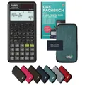 Produktbild: Casio fx-87DE Plus 2nd Edition inkl. Schutztasche Türkis & Fachbuch (48 Seiten, DIN A5) – Wissenschaftlicher Rechner – Smart Set