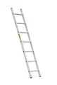 Produktbild: DRABEST PRO Serie Anlegeleiter Aluminium-Stufenleiter - 7 Stufen - mit Leiterhaken - Tragfähigkeit 150 kg - Anti-Rutsch-Füße, Leichtes Gewicht, korrosionsbeständig - EN131