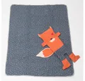 Produktbild: Babydecke Juwel in der Puppe 'Fuchs' 70 x 90 cm Kupfer, DAVID FUSSENEGGER