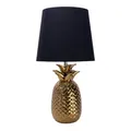 Produktbild: Näve E14 Tischleuchte ANANAS Ø23cm gold 3150658