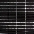 Produktbild: Stäbchen Mosaik Fliese Keramik schwarz matt Mosaikwand Küchenrückwand MOS24-0311