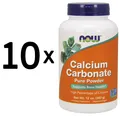Produktbild: 10 x NOW Foods Calcium Carbonate, Pure Powder - 340g (27,93 EUR/kg)