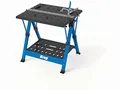 Produktbild: Kreg Mobile Multifunktions-Werkbank mit 1x Werkbank-Klemme Automaxx (KBC3) und 4X Bankhaken, Zusammenklappbar und Tragbar - 158 kg Tragfähigkeit