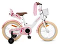 Produktbild: SJOEF Dolly Kinderfahrrad 16 Zoll | Ab 4-6 Jahre | Kinder Fahrrad für Mädchen/Jugend | Kleidergröße von 103 bis 118 cm | inklusive Stützräder - Weiß