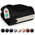 Produktbild: Premium Sherpa Kuscheldecke flauschig - Wohndecke Kuscheldecke 150x200 cm - O...