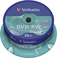 Produktbild: Verbatim 43639 DVD-RW Rohling 4.7GB 25 St. Spindel Wiederbeschreibbar