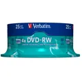 Produktbild: verbatim DVD-RW 4,7 GB wiederbeschreibbar, 25 St.