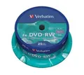 Produktbild: 50 Verbatim Rohlinge DVD-RW 4,7GB 4x Spindel