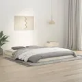 Produktbild: vidaXL Massivholzbett Weiß 150x200 cm King Size Kiefer