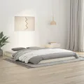 Produktbild: vidaXL Massivholzbett Weiß 150x200 cm King Size Kiefer