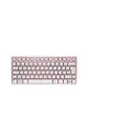 Produktbild: CHERRY KW 7100 MINI BT, Kompakte Multi-Device-Tastatur mit 3 Bluetooth-Kanälen, UK-Layout (QWERTY), Flaches Design, inkl. Transporttasche, Cherry Blossom