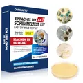 Produktbild: Schimmeltest Kit für ZuHause - Schimmelpilz Test für 5 Räume - Schimmelpilz Schnelltest Raumluft Kit für die Luftqualität in Innenräumen - Inklusive Identifikationsleitfaden & Anleitung