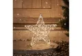 Produktbild: Lights4fun LED-Stern für außen 35cm Bicolor LED Stern Weihnachtsdeko außen, LED fest integriert
