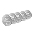 Produktbild: 5XCR 2450 GP - Lithium-Knopfzelle, 3 V, 600 mAh, 24,0x5,0 mm, 5er-Pack