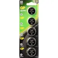 Produktbild: GP Knopfzelle Batteries CR2450, 600 mAh, Lithium, 5 Stück
