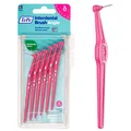 Produktbild: TePe Angle Interdentalbürste, Pink, 0,4mm/ISO 0, 6 Stk., Plaque-Entfernung, effiziente Reinigung der Zahnzwischenräume, für kleine Zahnlücken, sorgt für die Erhaltung von kräftigem Zahnfleisch