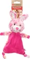Produktbild: Flamingo Hundespielzeug – Roza Hase Rosa – 26 cm – Weiches Plüschspielzeug mit Quietscher und Knistergeräusch Originaldesign