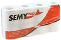 Produktbild: Semy Top Toilettenpapier 3 lagig 250 Blatt Recycling weiß, 7er Pack (7 x 8 Stück)