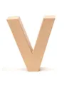 Produktbild: Glorex Deko-Buchstaben Glorex Papp-Buchstabe V 17,5 x 5,5 cm