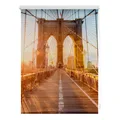 Produktbild: Lichtblick Rollo Klemmfix, ohne Bohren, blickdicht, Brooklyn Bridge - Orange