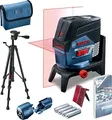 Produktbild: Bosch Kombilaser GCL 2-50 C 0601066G02 | 20 m Arbeitsbereich | Bluetooth | inkl. RM2 & BT150 Stativ | IP54 | rot