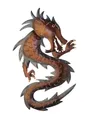 Produktbild: Kaufhaus le petit Wanddekoobjekt Drachen Wanddeko Wandbild Drache Gecko Lurch Deko Figur Skulptur, Dekofigur Dekoskulptur Dekoobjekt Tierfigur aus Metall