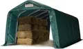 Produktbild: Robuster Weideunterstand 3,3x7,2 m wetterfeste PVC Plane 800N Unterstand grün