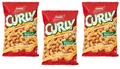 Produktbild: 3x Lorenz Curly Peanut Classic Klassische Erdnüsse Salziger Snack 60g Beutel