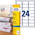 Produktbild: AVERY Zweckform J8159-25 Adressetiketten/Adressaufkleber (600 Etiketten, 63,5x33