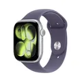 Produktbild: Apple Watch Series 11 Aluminium GPS 46mm Silber (Sportarmband Nebelviolett) S/M MEV94ZR/A