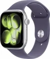 Produktbild: Apple Watch Series 11 GPS 46mm Aluminium silber mit Sportarmband S/M nebelviolett