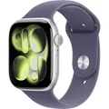 Produktbild: Apple Watch Series 11 GPS 46 mm Aluminiumgehäuse Sport Band Nebelviolett S/M
