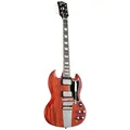 Produktbild: Epiphone E-Gitarre, E-Gitarren, Double Cut Modelle, 1964 SG Standard with Maestro Vibrola Cherry Red - Double Cut rot