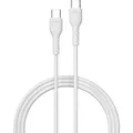 Produktbild: Devia Kabel Kintone USB-C - USB-C 1,0 m 3A weiss (1 m, 18 W) (42060518)