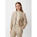 Produktbild: comma Jackenblazer Indoor-Blazer Kurzer Blazer aus Viskosemix beige 44 EU