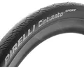 Produktbild: Pirelli Cinturato Sport 700x35C Faltreifen Schwarz - Rennradreifen mit Pannen...